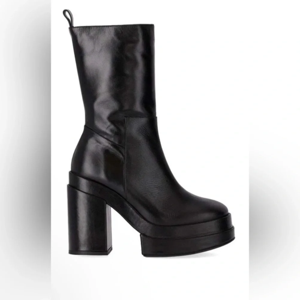 PALOMA BARCELO’ Eros Heeled Ankle Platform Boot Genuine Leather SZ: 38 $525